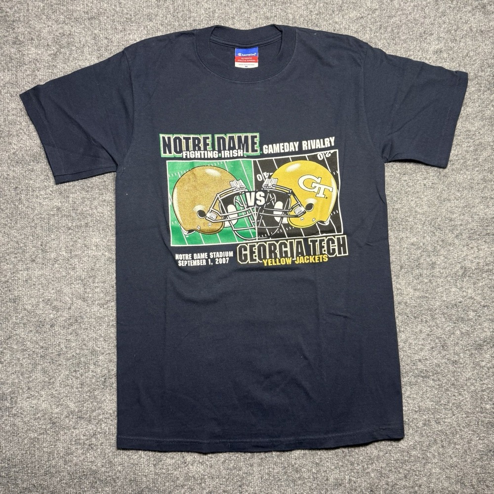 Gameday Rivalry Champion 2007 Navy T-shirt Size Medium - Picture 1 of 5